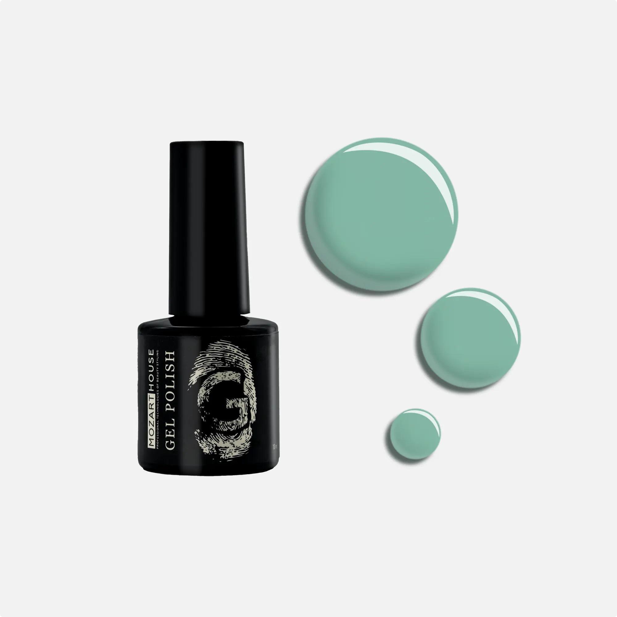 Гель-лак GEL POLISH Mint tea, 10 мл