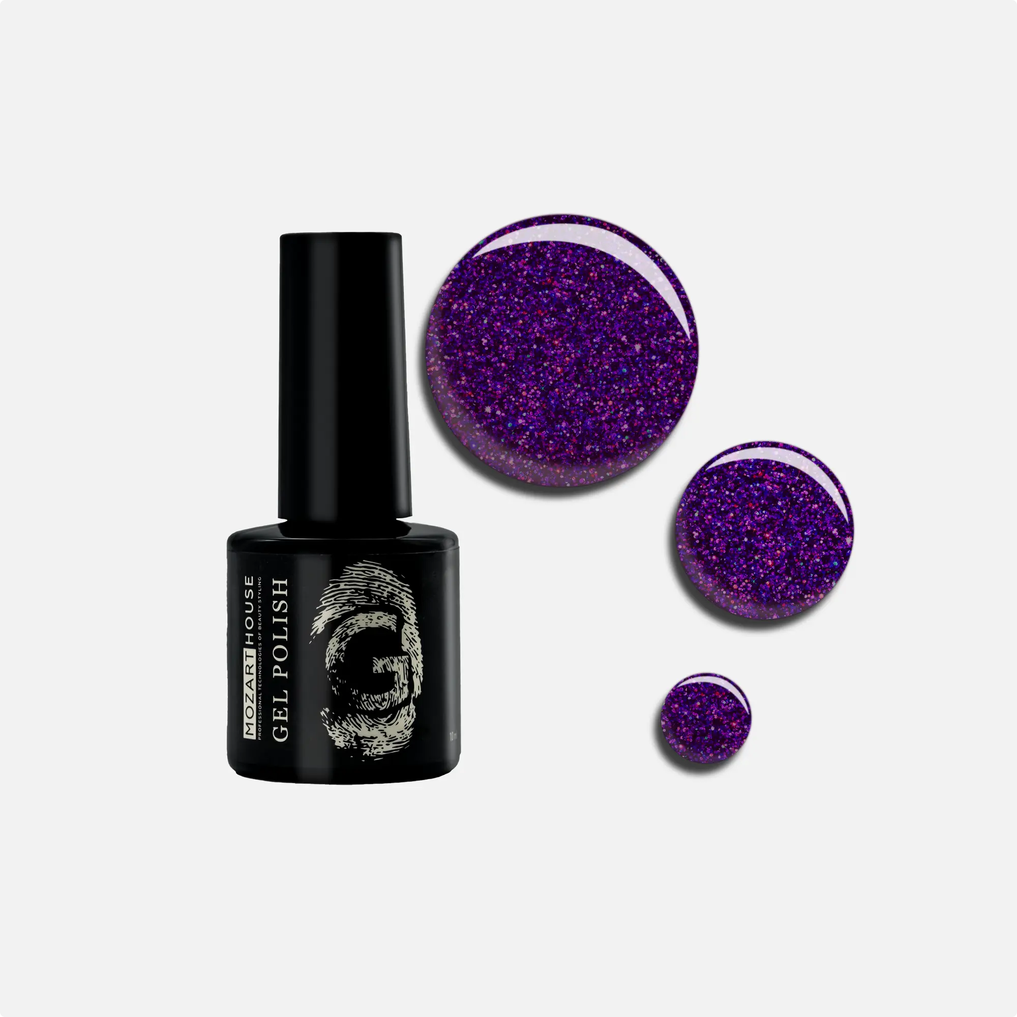 Гель-лак GEL POLISH Night violet, 10 мл