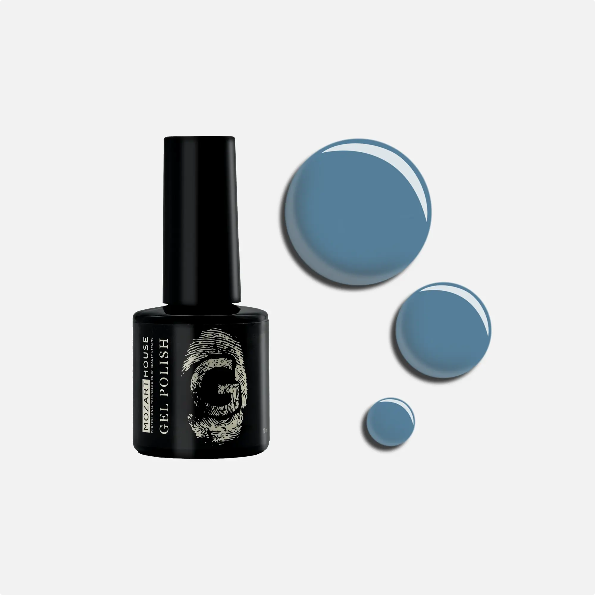 Гель-лак GEL POLISH Denim blue, 10 мл