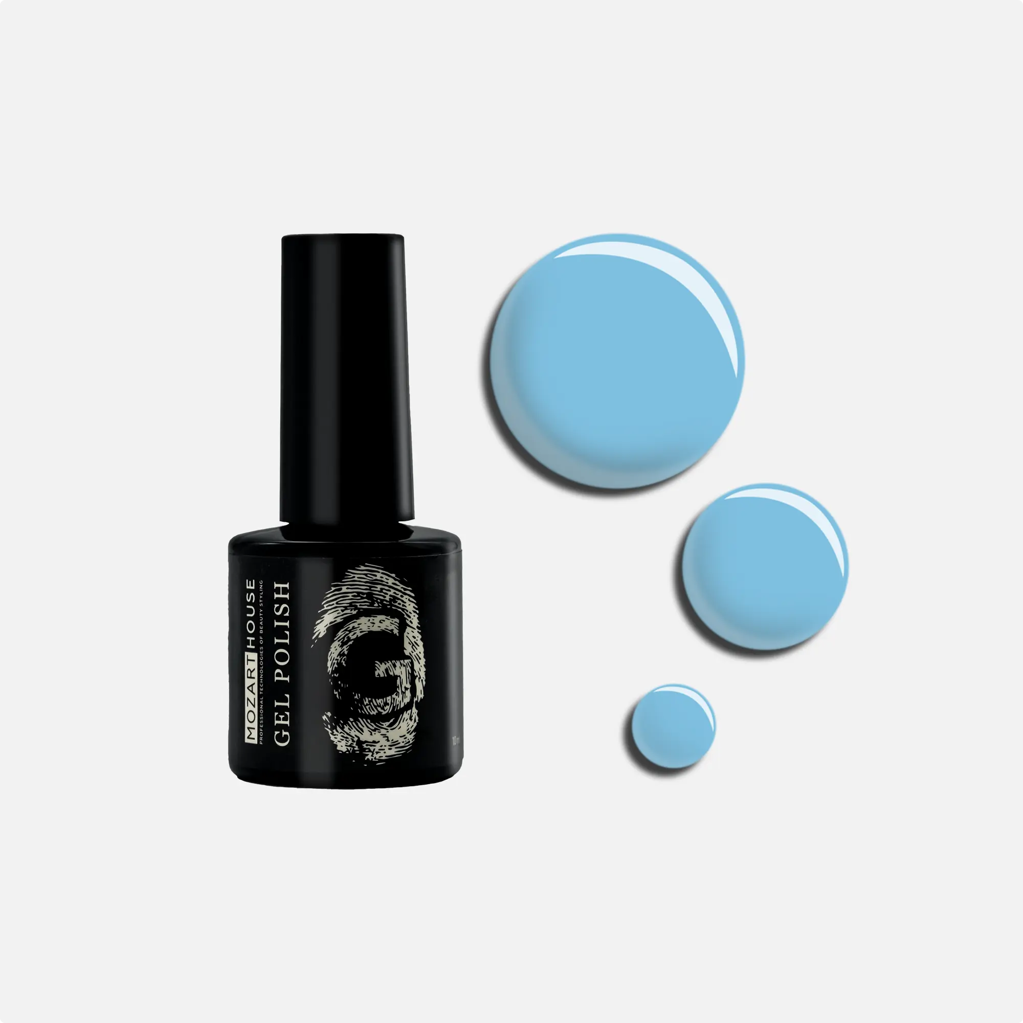 Гель-лак GEL POLISH Blue sky, 10 мл