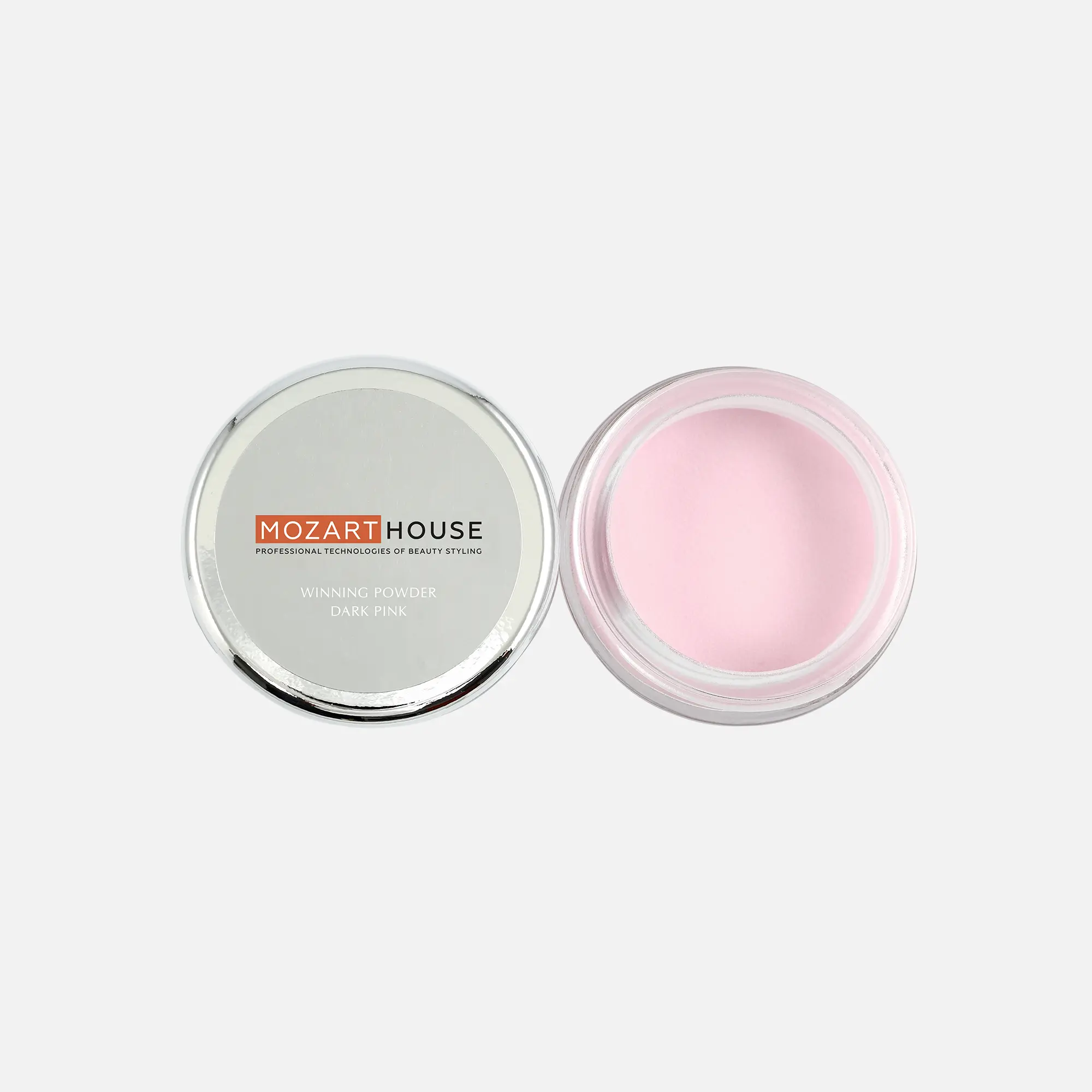 Акриловая пудра нежно-розовая Winning Powder Dark Pink, 32, 60 гр
