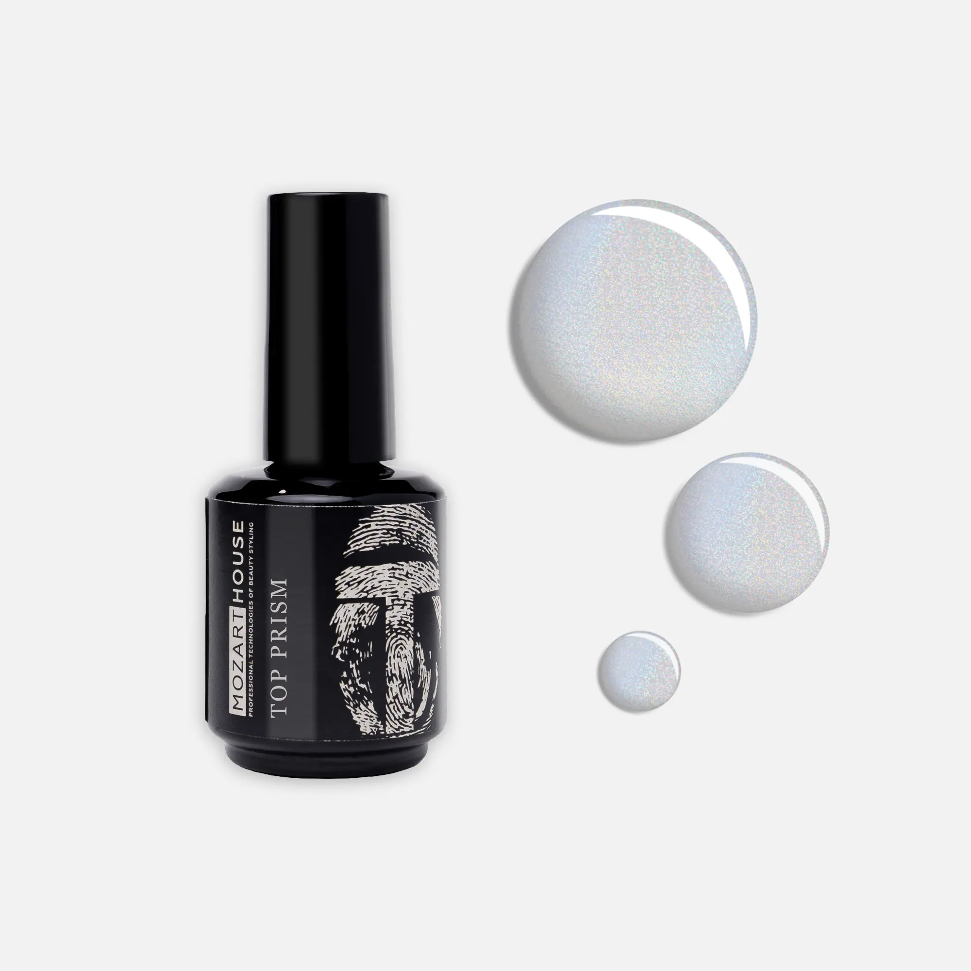 Топовое покрытие GEL POLISH TOP PRISM, 15 мл