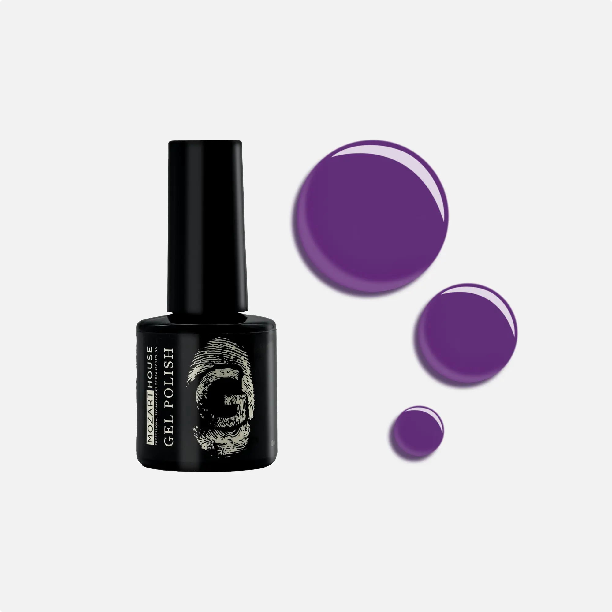Гель-лак Gel Polish Blackberry milkshake, 10мл