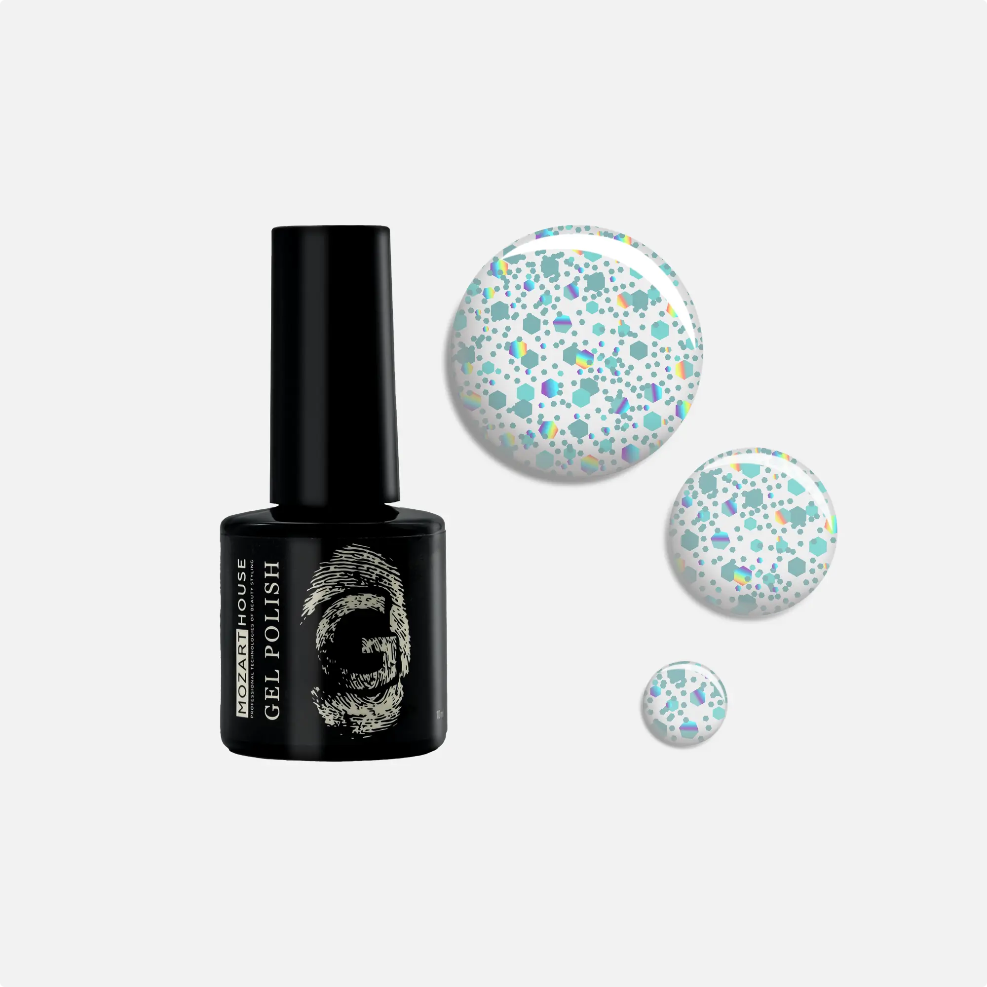 Гель-лак GEL POLISH Crystal 6, 10 мл