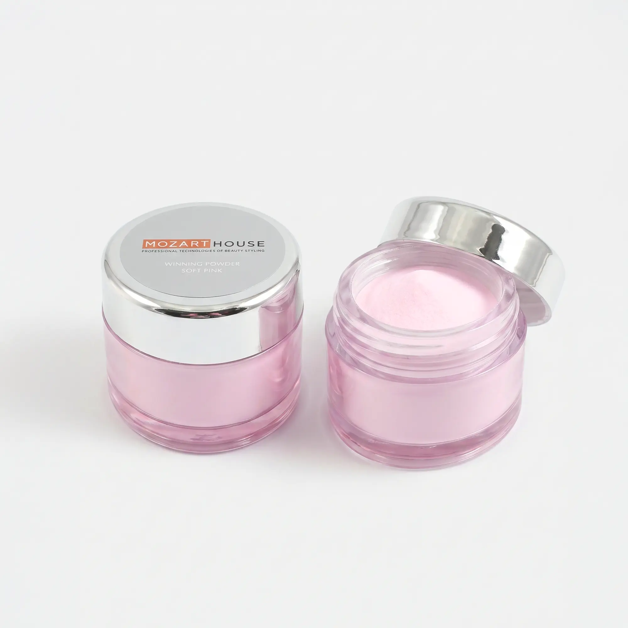 Акриловая пудра нежно-розовая Winning Powder Dark Pink, 32, 60 гр