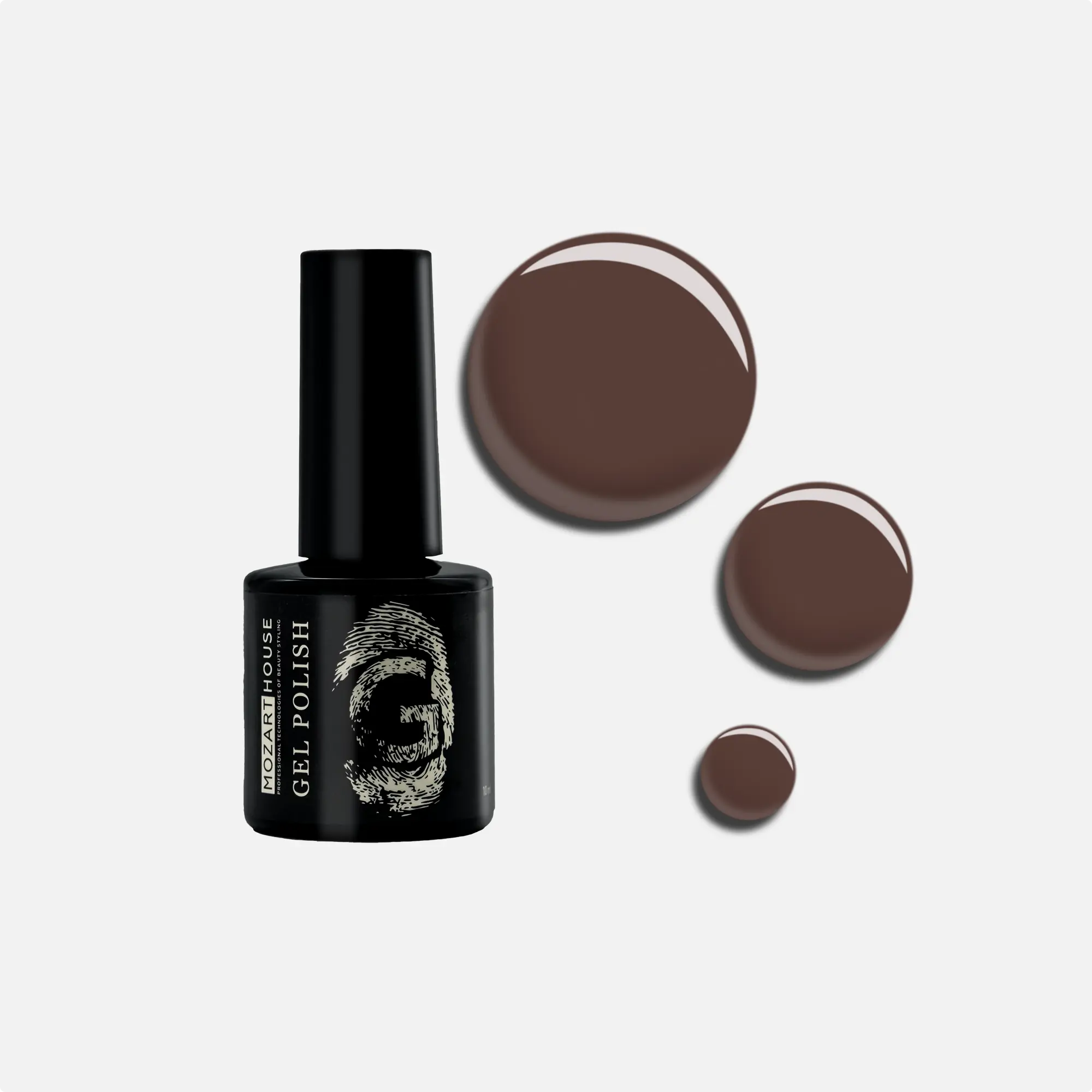 Гель-лак GEL POLISH Hot chocolate, 10 мл