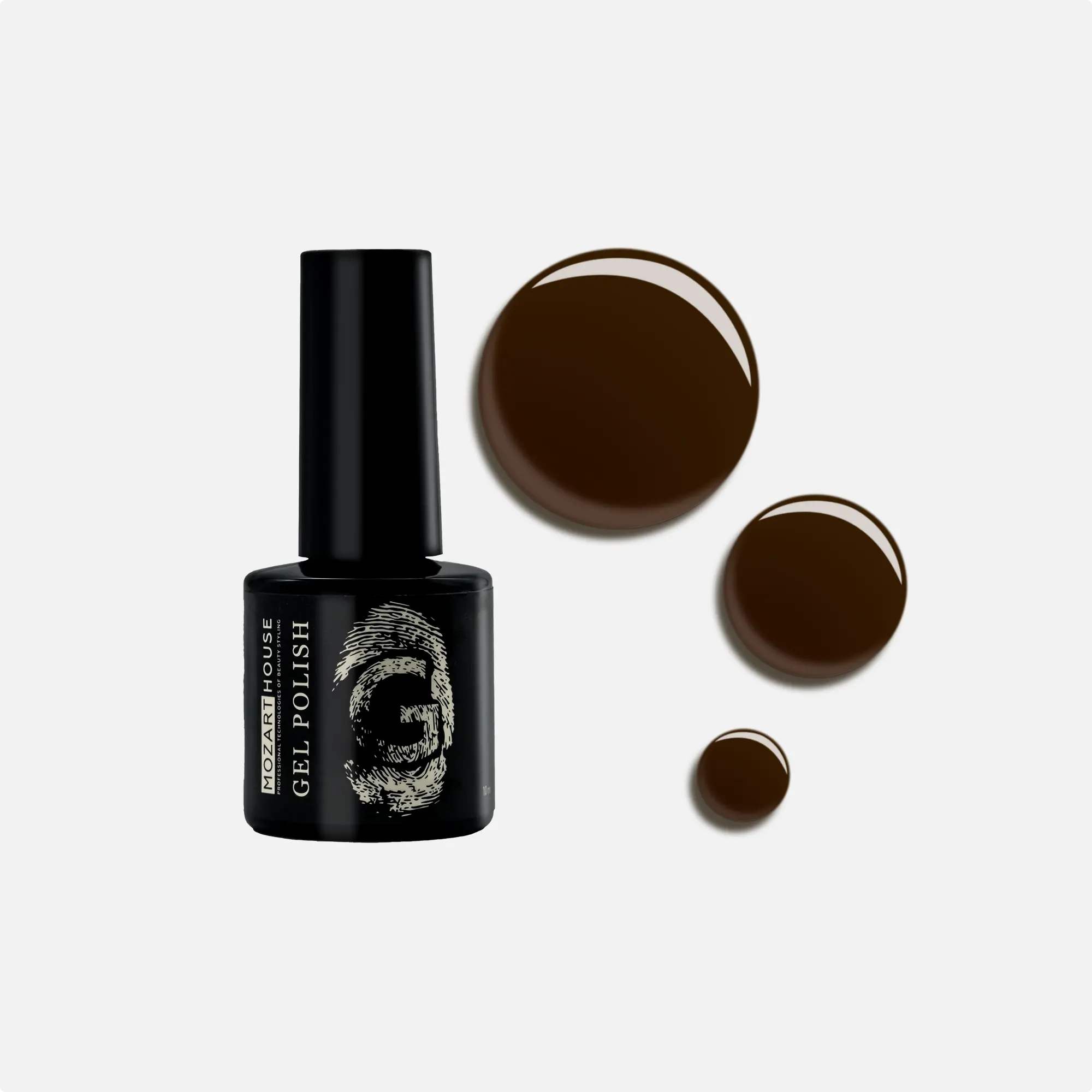 Гель-лак Gel Polish Dark chocolate, 10мл