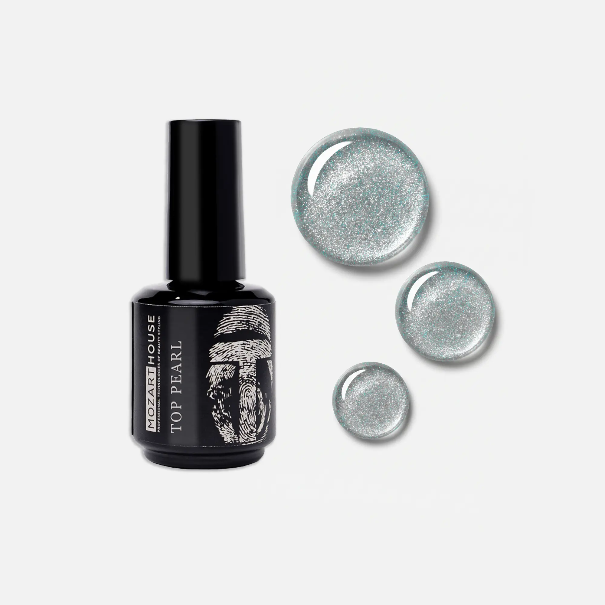 Топовое покрытие GEL POLISH TOP PEARL, 15 мл