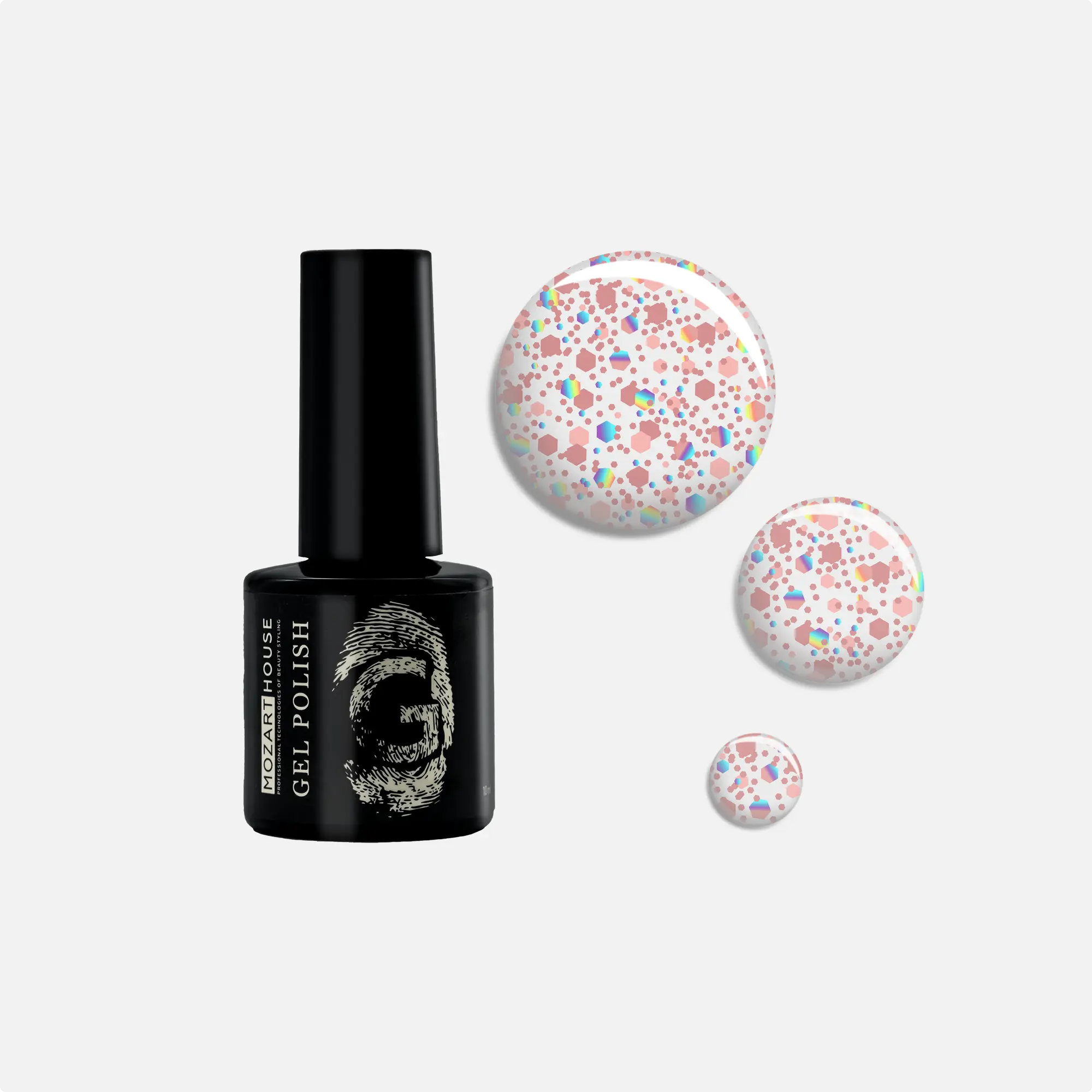 Гель-лак GEL POLISH Crystal 5, 10 мл
