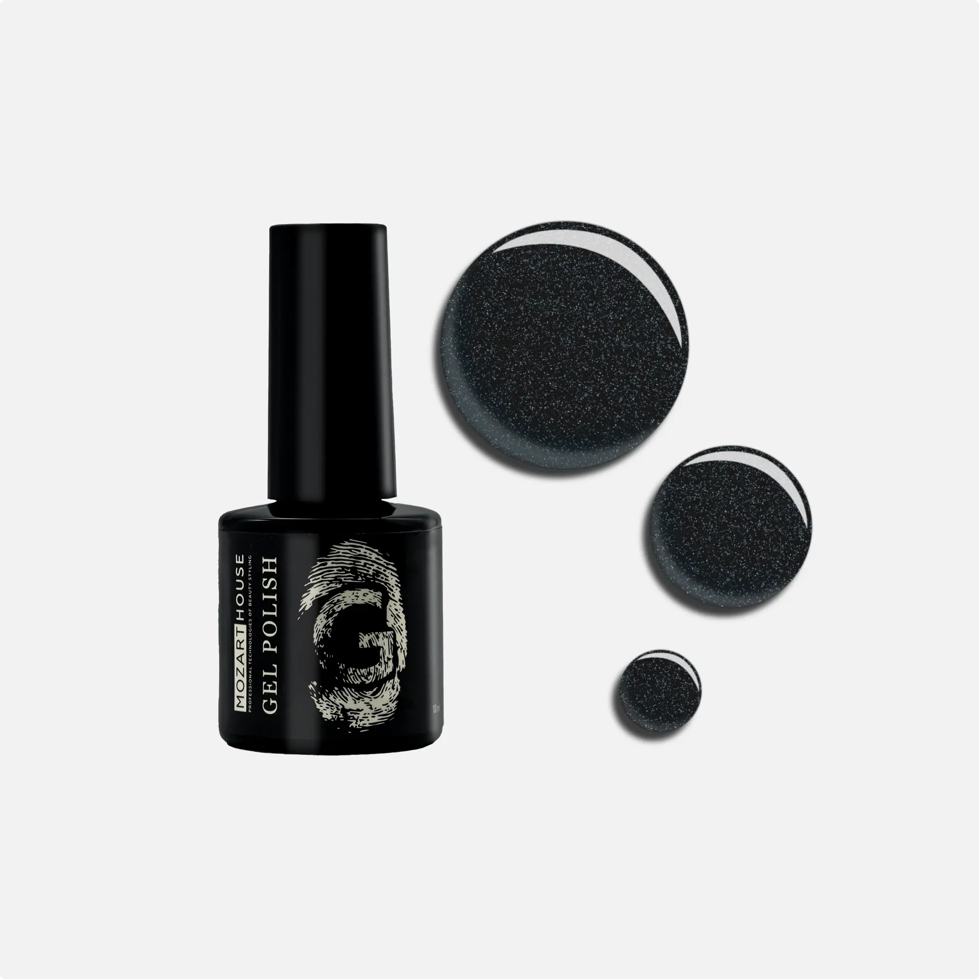 Гель-лак GEL POLISH Black prince MH, 10 мл
